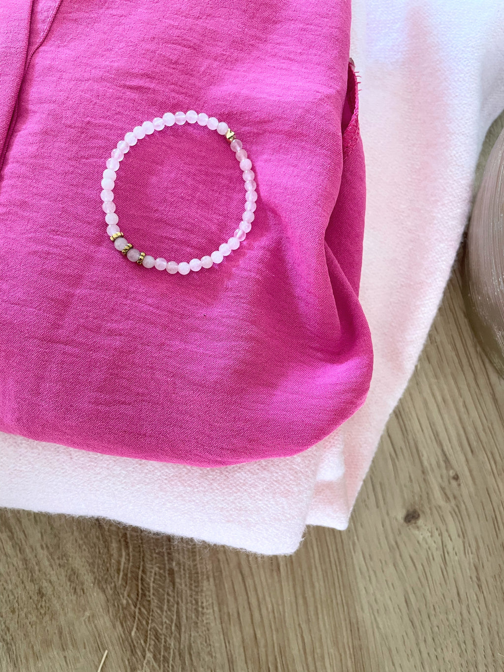 Bracelet Quartz Rose – Acier Inoxydable Doré – 2 Styles au Choix
