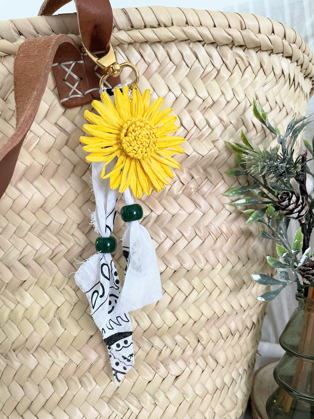 Bijou de Sac Tournesol – 2 Modèles au Choix