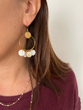 Boucles d'Oreilles Coquillages Dorées – Acier Inoxydable