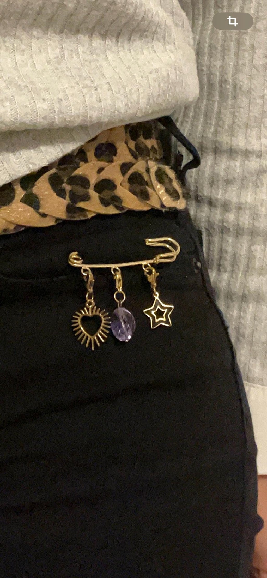 Broche Épingle à Nourrice Dorée à Personnaliser – Charms & Pampilles
